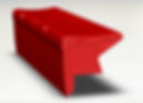 KeyRecCo plastic rotomolded seat for gymnasiums
