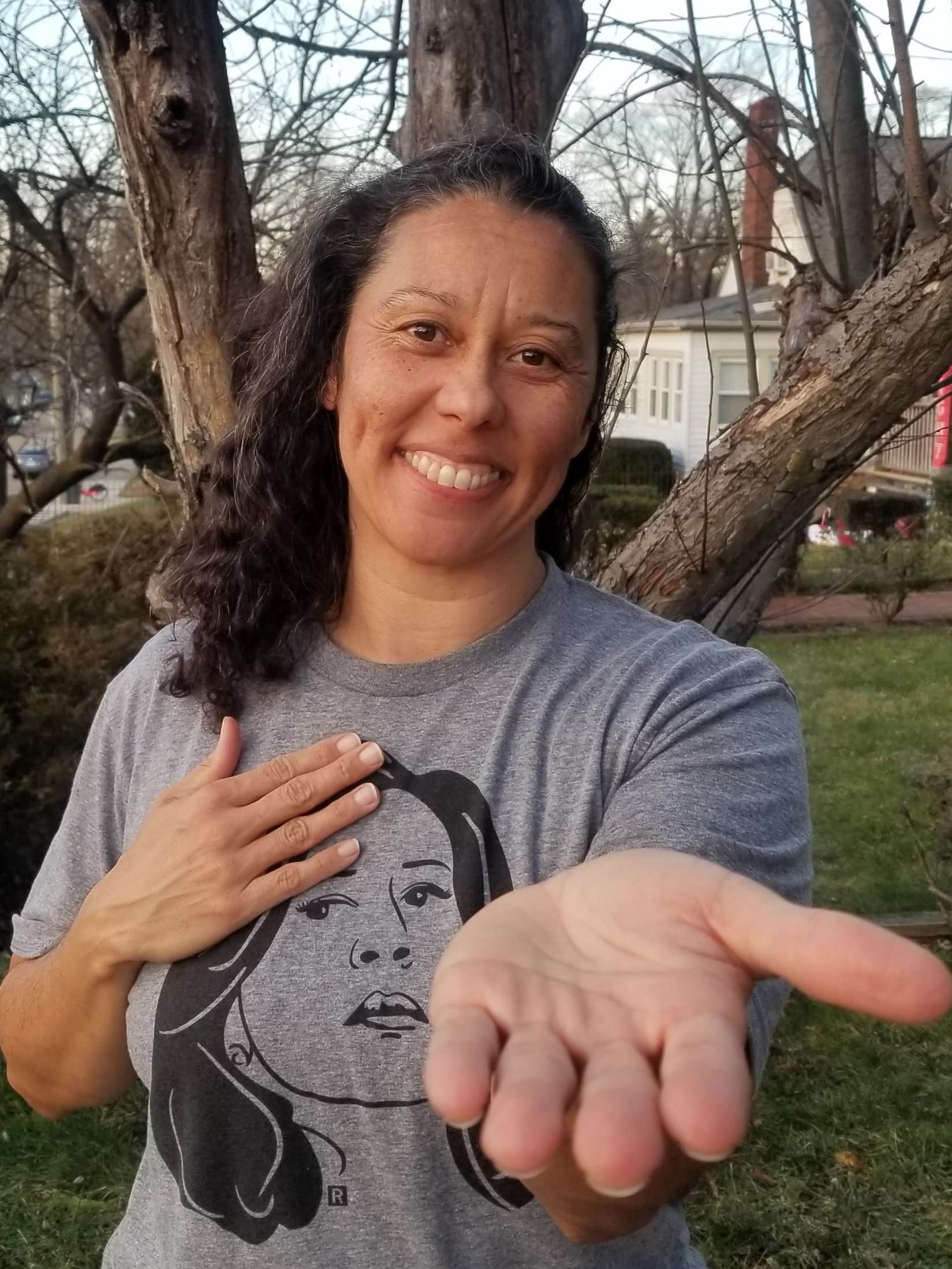 hand upon heart