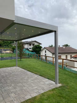 Pergola bioclimatica Gibus Atelier Tendaggi Zanrosso Schio Vicenza Tende da sole Ecobonus detrazioni fiscali schermature solari