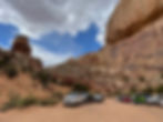 Capitol Gorge Trailhead parking in Capitol Reef National Park