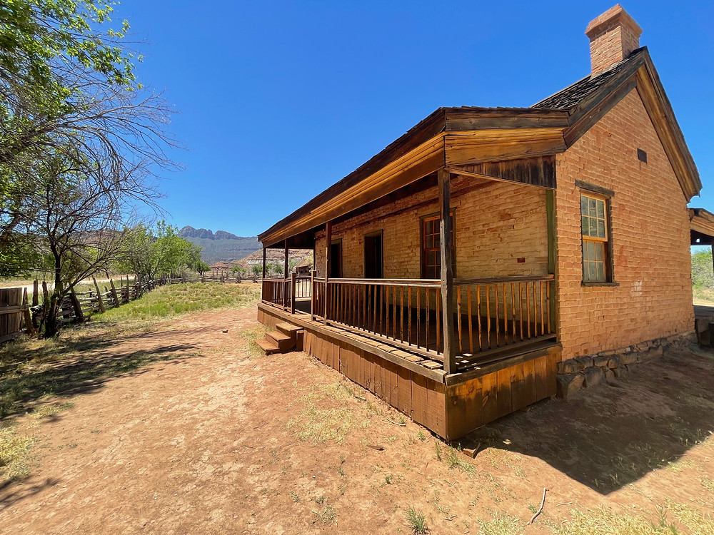 Alonzo H Russell built this adobe home in 1862 and lived there until 1910