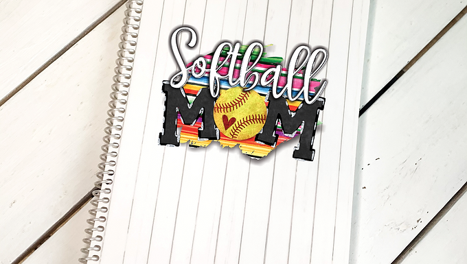 Serape Softball Mom