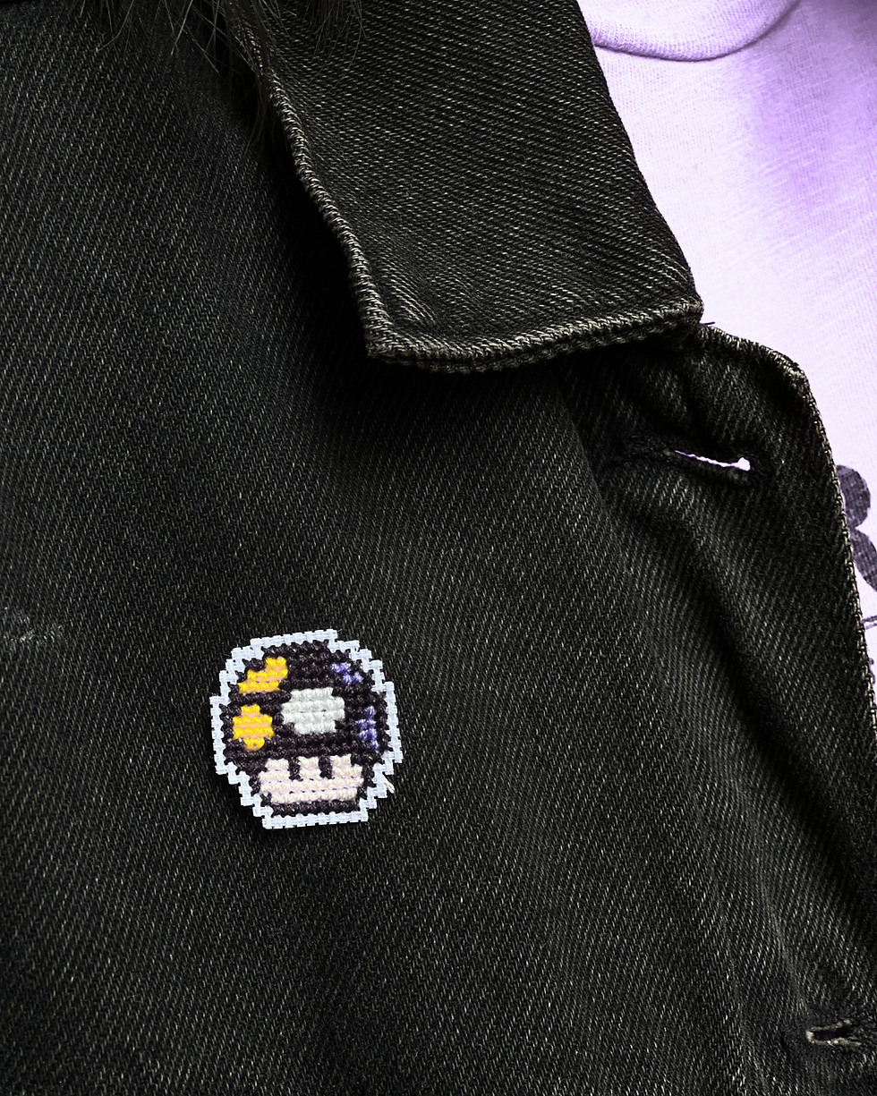 Thumbnail: Mushroom Pride Flags: Iron On Patches
