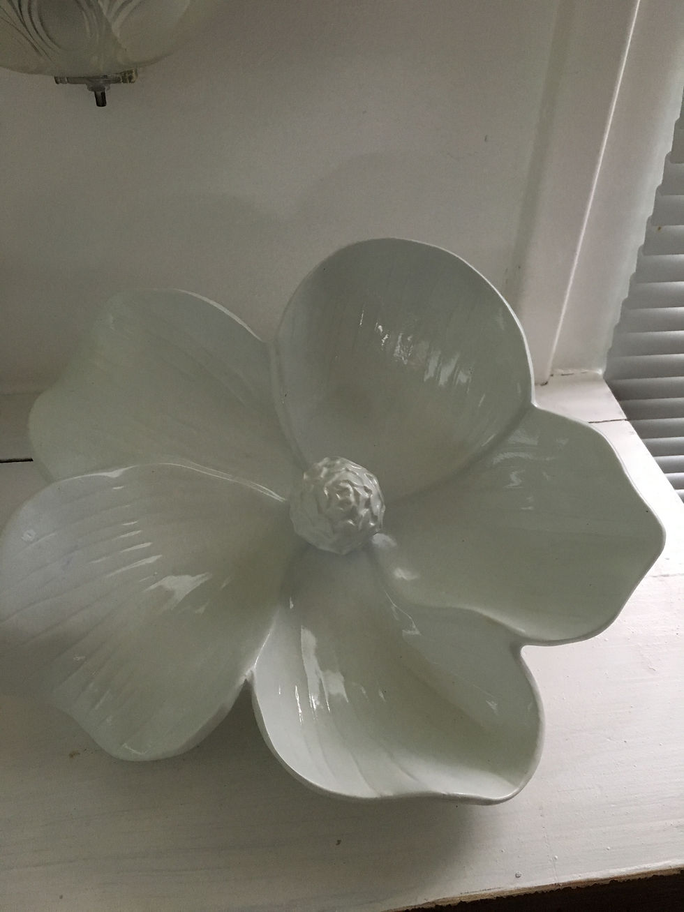 Flower Wall Decor - White - Large