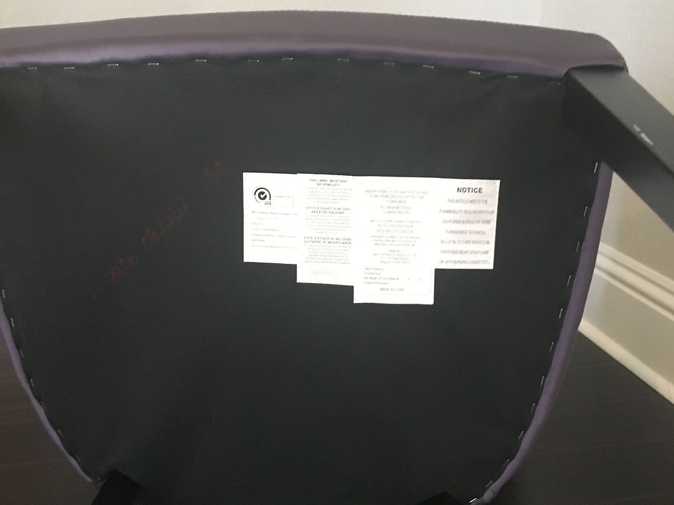 Thumbnail: Vanity Chair - Sophisticated Purple