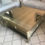 Thumbnail: Z Gallerie Coffee Table - Antique gold painted wood and Mirrored Top