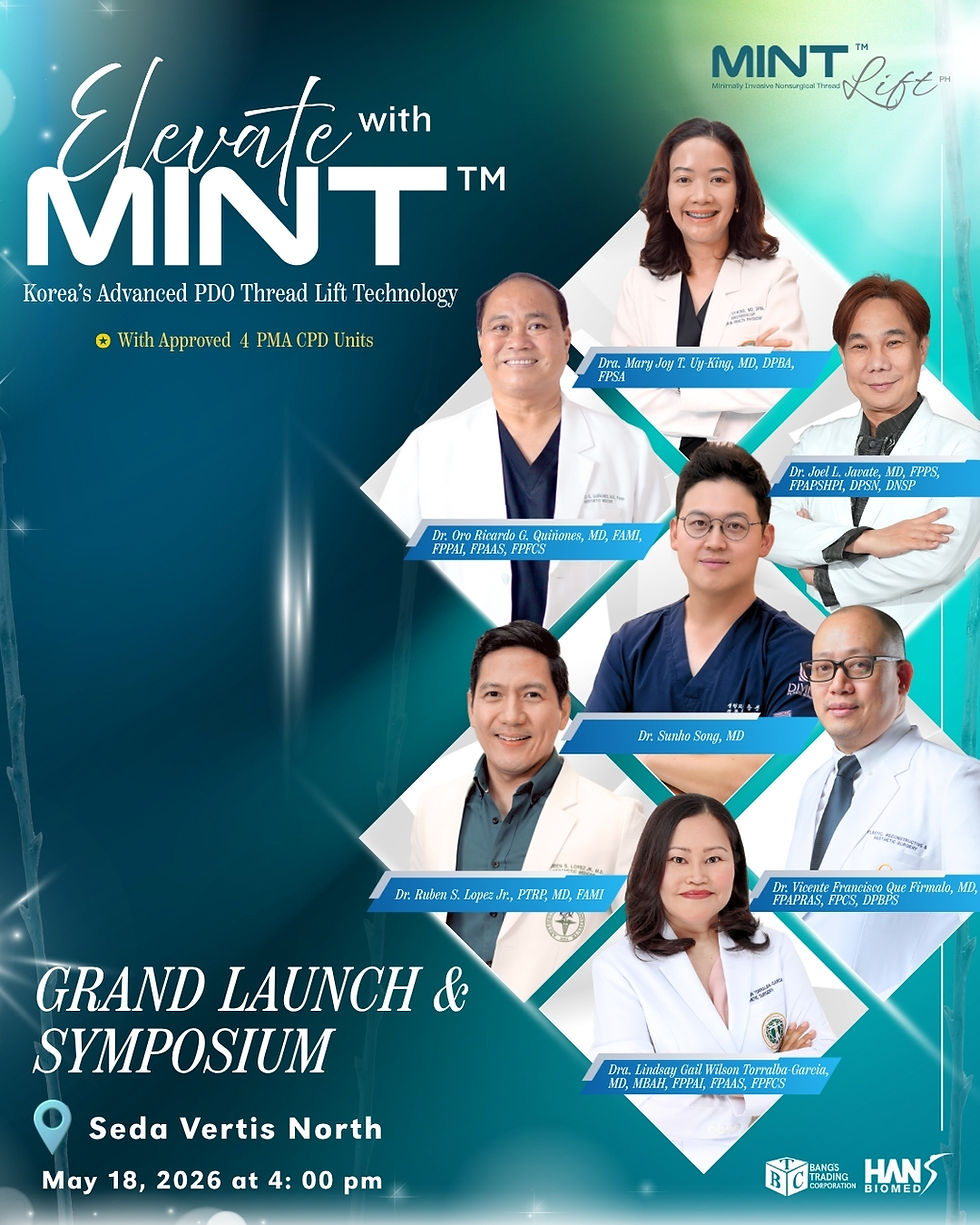 Aesthetic physicians, plastic surgeons, and licensed medical professionals interested in attending are welcome to inquire. Limited slots are still available—send us a message on our Facebook Page to reserve your slot!