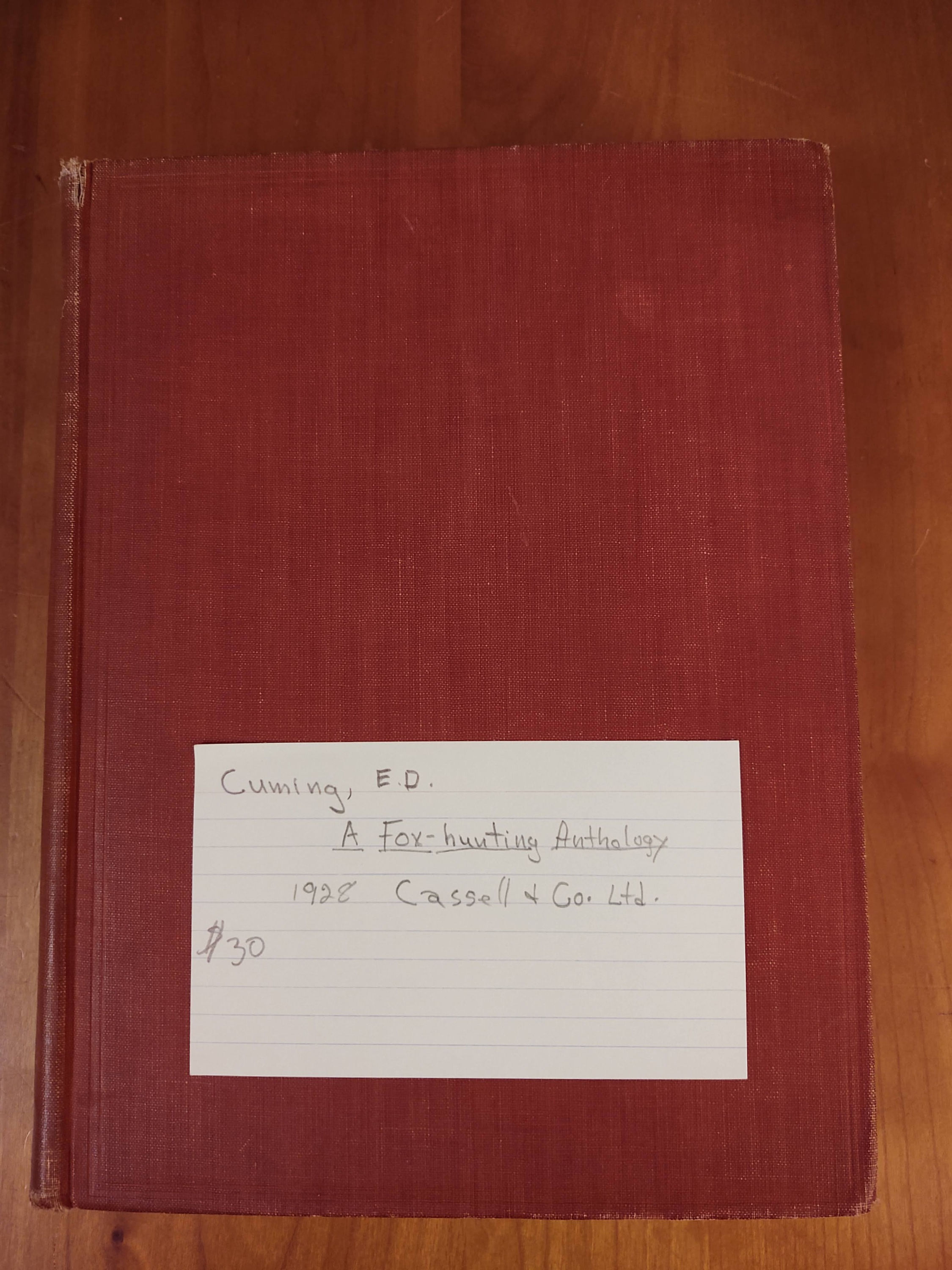 A Fox Hunting Anthology