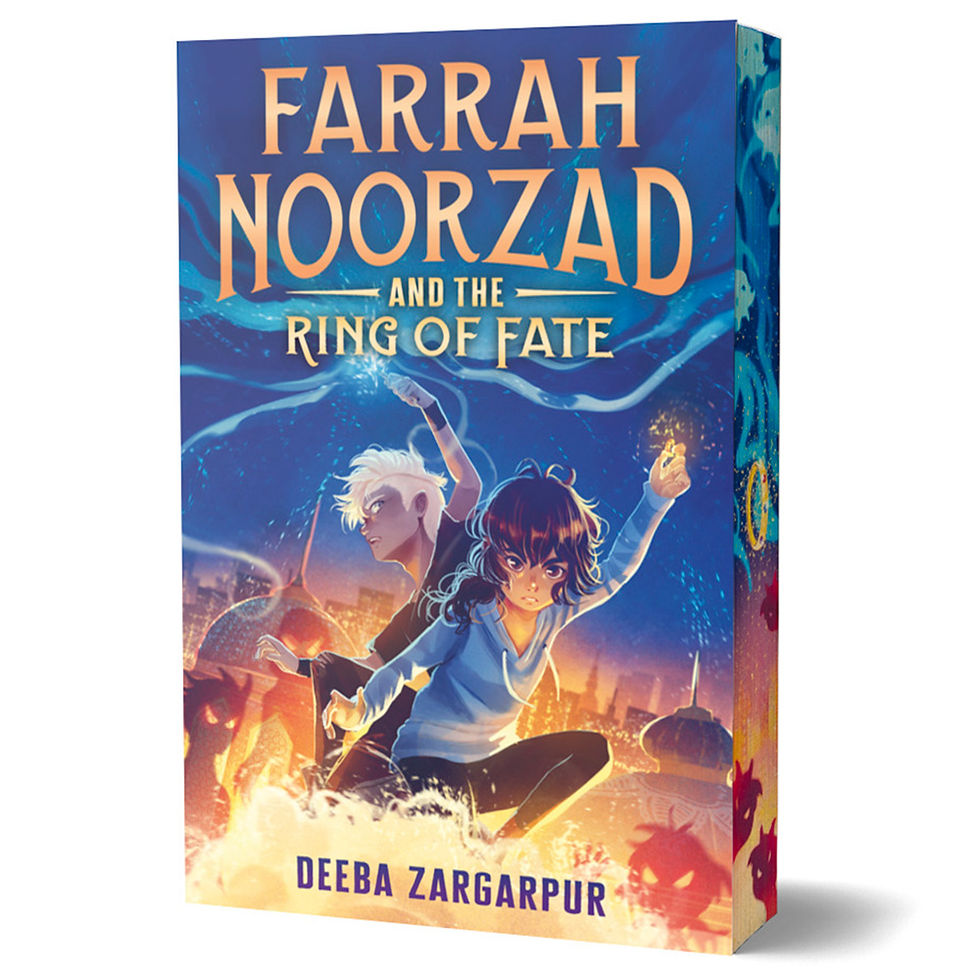 Thumbnail: Farrah Noorzad and the Ring of Fate paperback with special edges