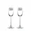 Miniatura: Team Nothin Nice White N Blk Drink-ware Flute Wine Glasses Set of 2 Champagne