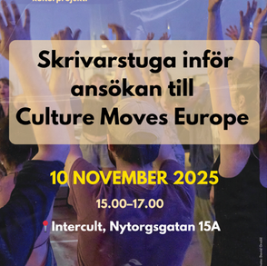 Skrivarstuga – Culture Moves Europe individer