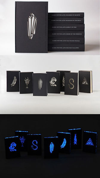 Glow-in-the-dark 'Harry Potter' book designs are pure magic.jfif