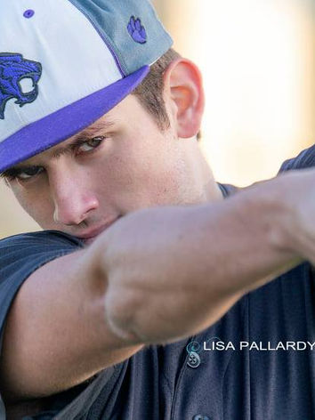 senior boy pictures baseball closeup bat field Pekin Illinois photographer.jpg