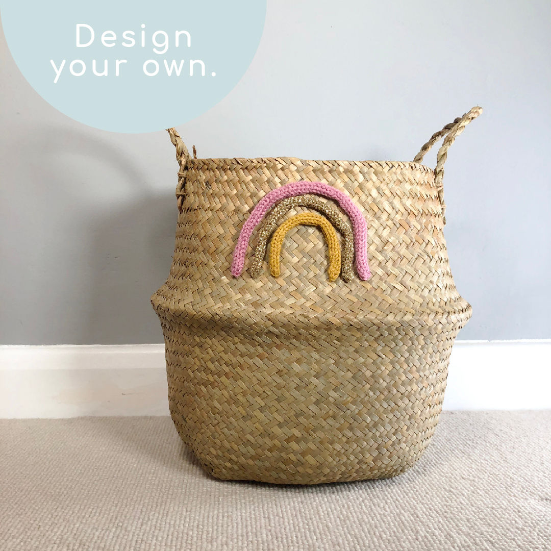 Design Your Own Rainbow Basket