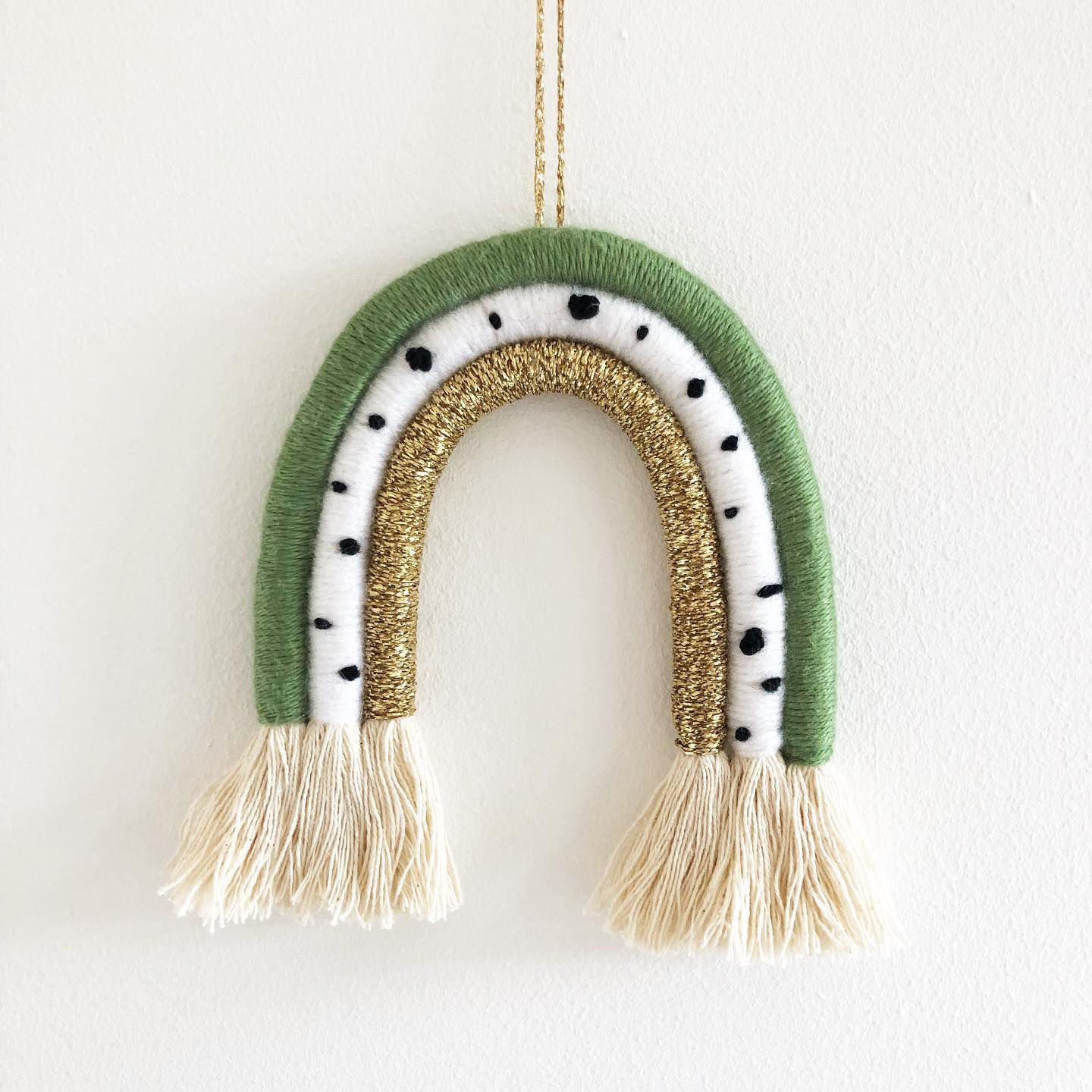 Diddy Green Spotty Rainbow