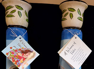 WomanOfValorShabbatCandlestickHolders_ed
