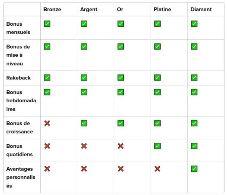 Programme Stake VIP & Bonus Les Joueurs