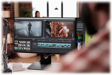 Montages videos - Web online concept