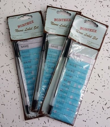 Name Label Kit - Iron on tape with Pen and Stencil | Craftmania