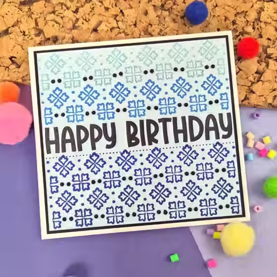 Thumbnail: Tiling Background Strips - For the Love of Stamps  By Hunkydory - Craftmania Stock Photo 3