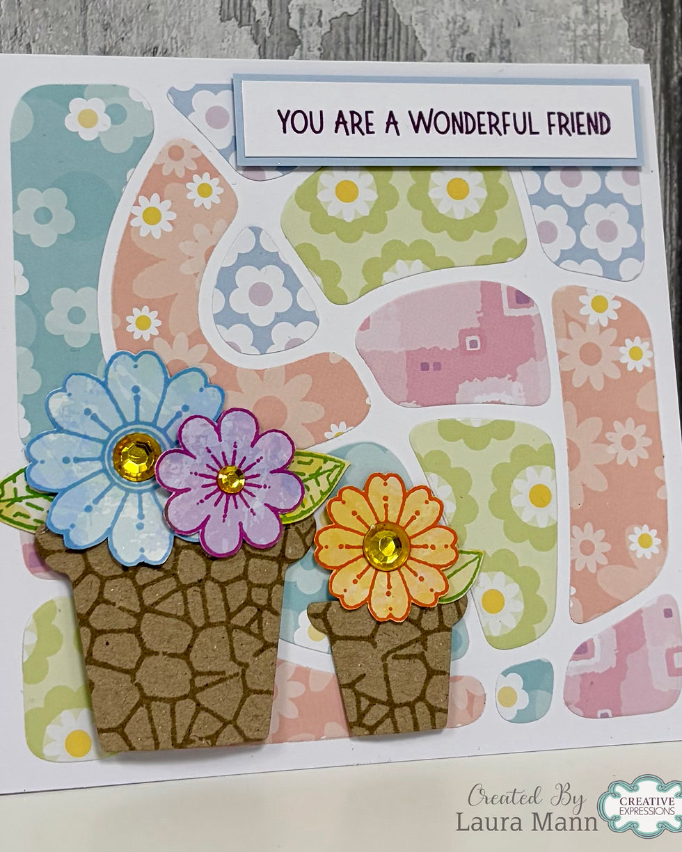 Thumbnail: Woodware Blooms A6 Clear Stamp Set By Françoise Read