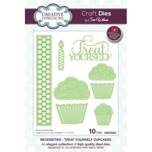 Treat Yourself Cupcakes - Craft Die By Sue Wilson - Craftmania Stock Photo 1