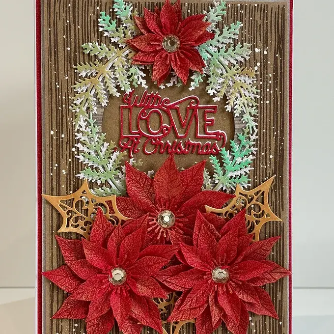 Thumbnail: Traditional Poinsettia Craft Die - Florist Collection By Jamie Rodgers Crafts