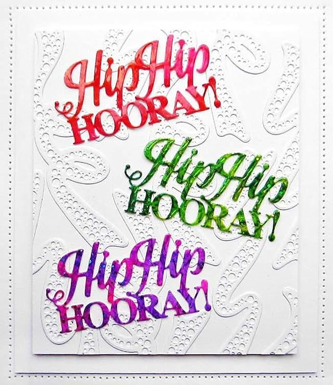 Thumbnail: Hip Hip Hooray - Noble Expression Craft Die By Sue Wilson - Craftmania Stock Photo 5