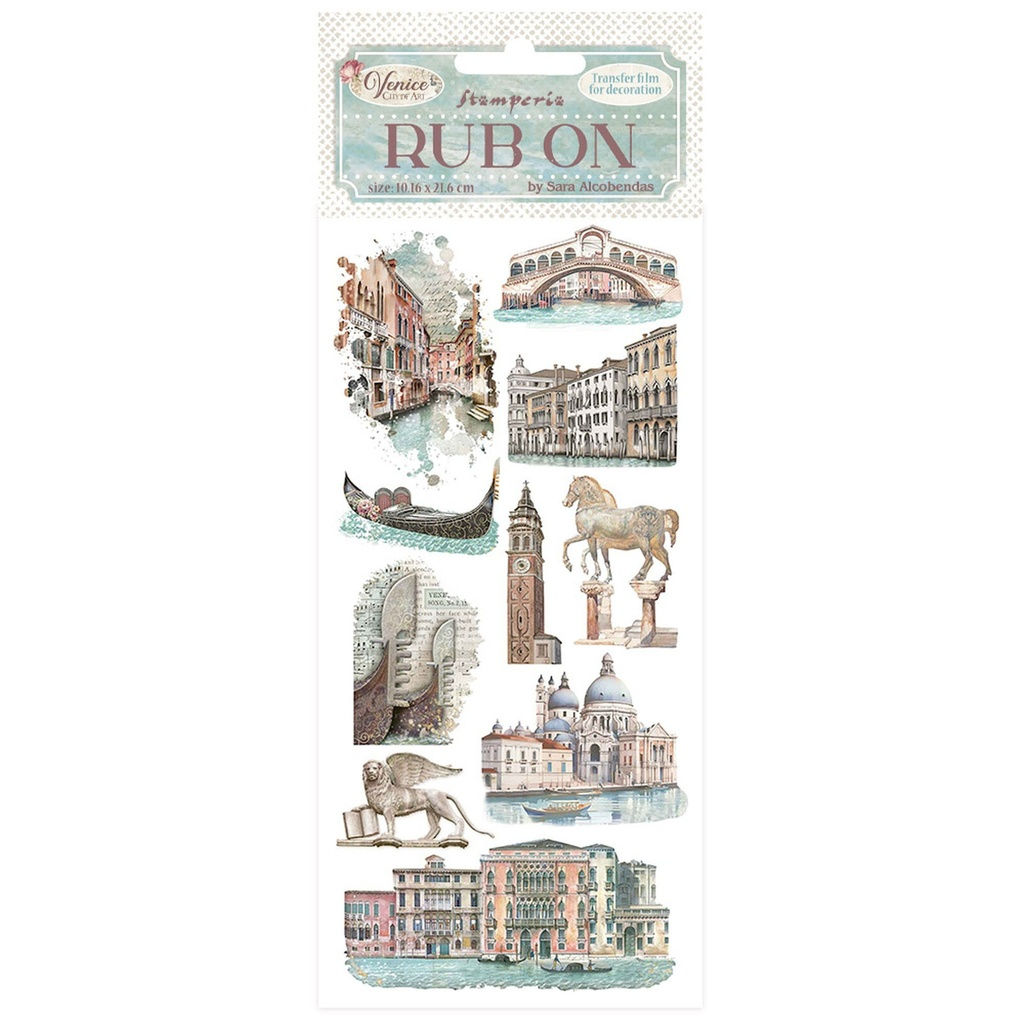 Monuments - Venice City of Art - Rub-on