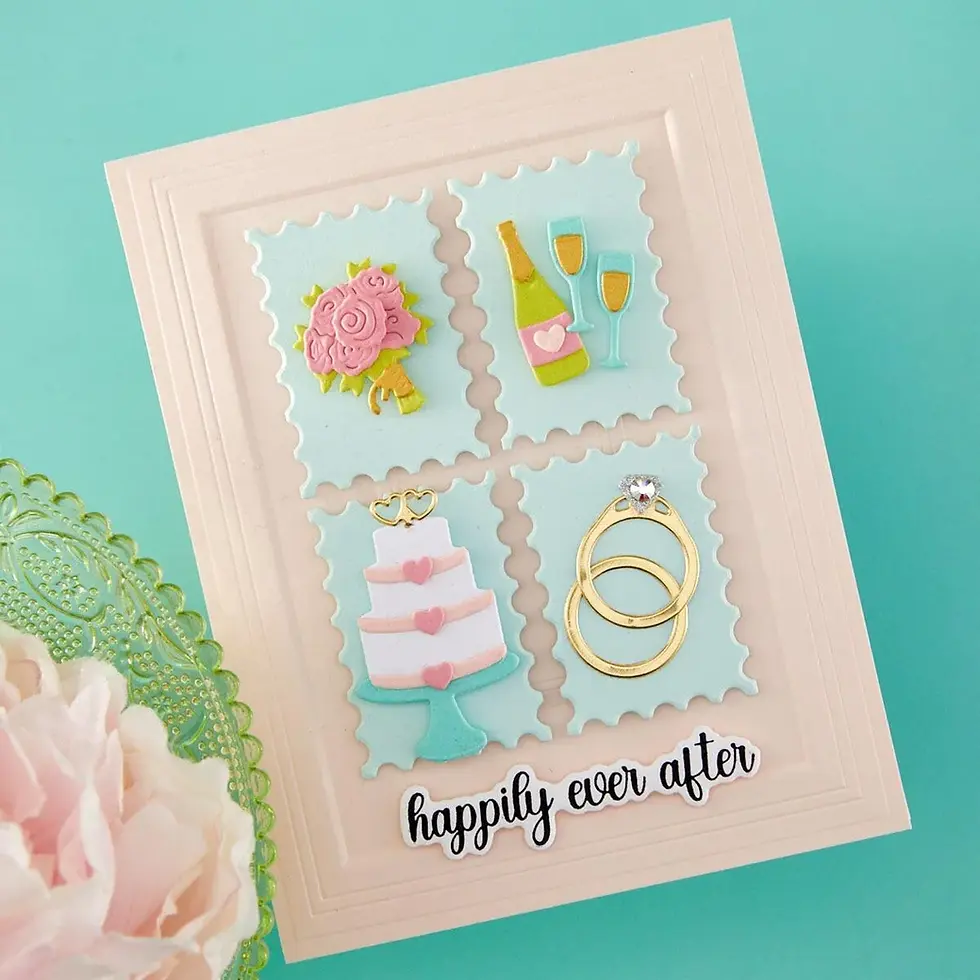 Thumbnail: Classic Mouse Wedding Accessories Etched Dies By Spellbinders - Craftmania Stock Photo 4