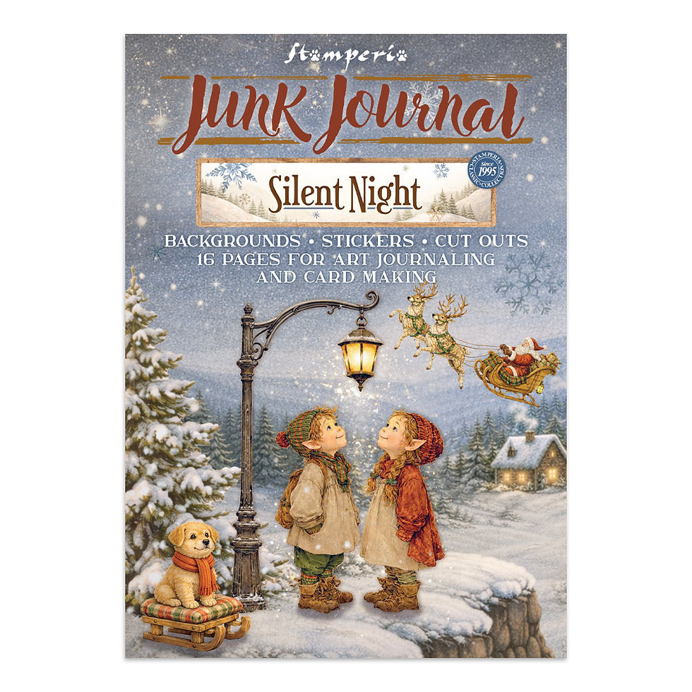 Silent Night - Junk Journal By Stamperia - Craftmania Stock Photo 1