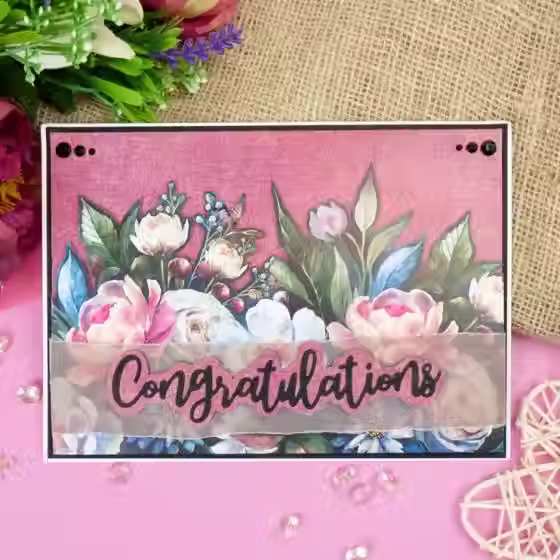 Thumbnail: Midnight Florals & Vintage Crackle - Duo Design Paper Pads By Hunkydory - Craftmania Stock Photo 9