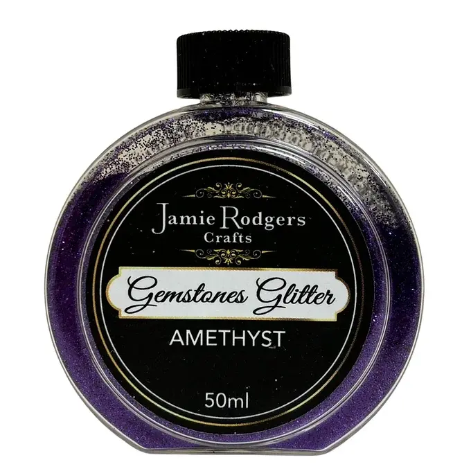 Amethyst - Gemstones Glitter By Jamie Rodgers Crafts - Craftmania Stock Photo 1
