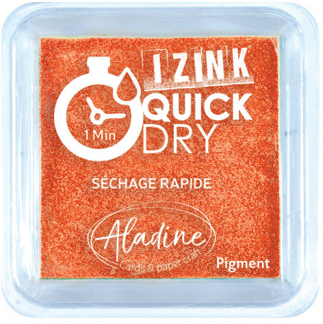 Orange - Quick Dry Pigment Medium Ink Pad By Izink - Craftmania Stock Photo 1