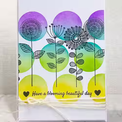Thumbnail: Dotty About You - A5 Stencil & Mask Set By Julie Hickey Designs - Craftmania Stock Photo 5
