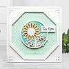 Thumbnail: Stained Glass Circles-Sunflower-Craft Die By Sue Wilson