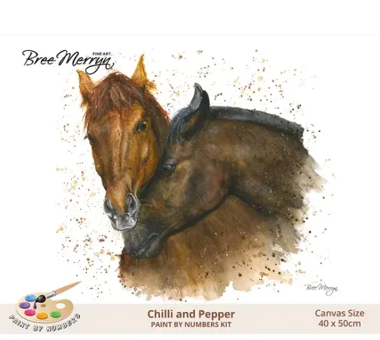 Chilli & Pepper - Paint By Numbers By Bree Merryn - Craftmania Stock Photo 1