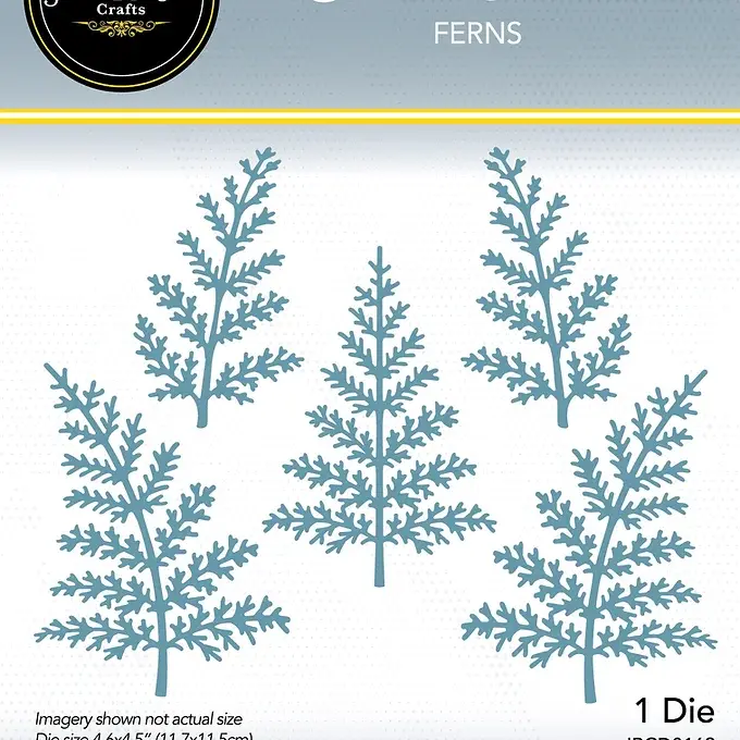 Ferns Craft Die - Florist Collection By Jamie Rodgers Crafts - Craftmania Stock Photo 1
