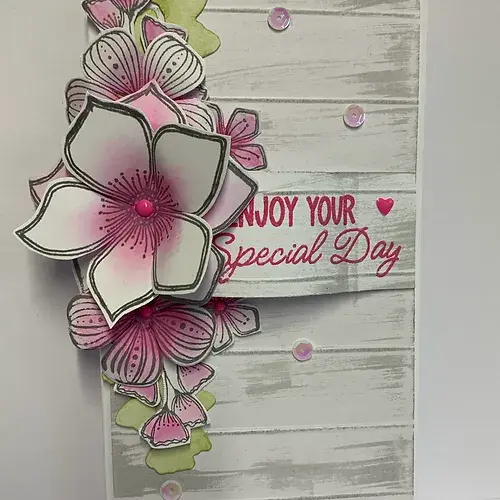 Thumbnail: Julie's Hand Picked Florals A5 Stamp Set By Sweet Huni Designs - Craftmania Stock Photo 3