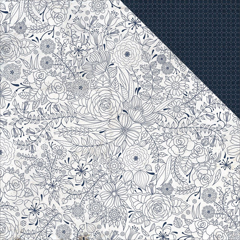 Midnight  - 12 X 12 Scapbook Paper By Kaisercraft - Craftmania Stock Photo 1