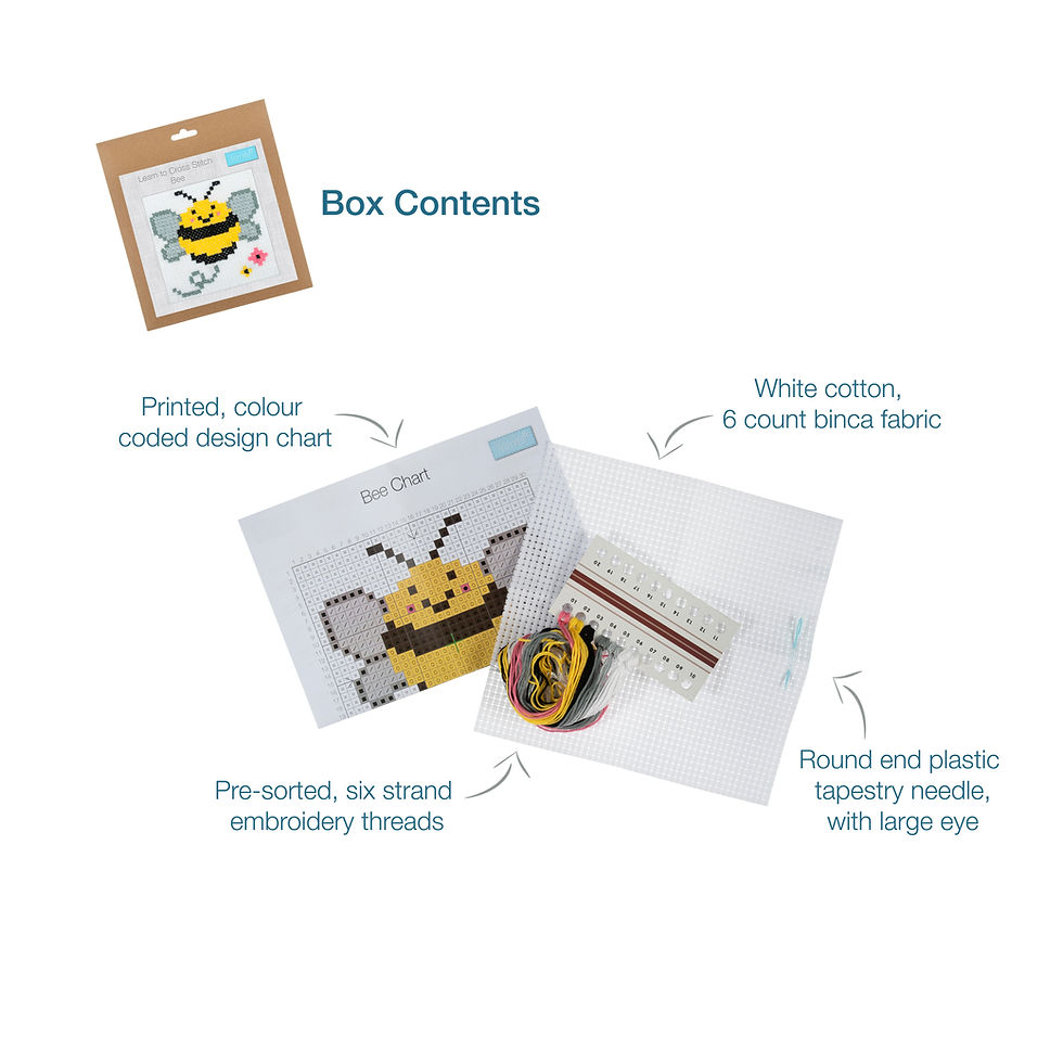 Bee - Cross Stitch Kit By Trimits - Craftmania Stock Photo 2