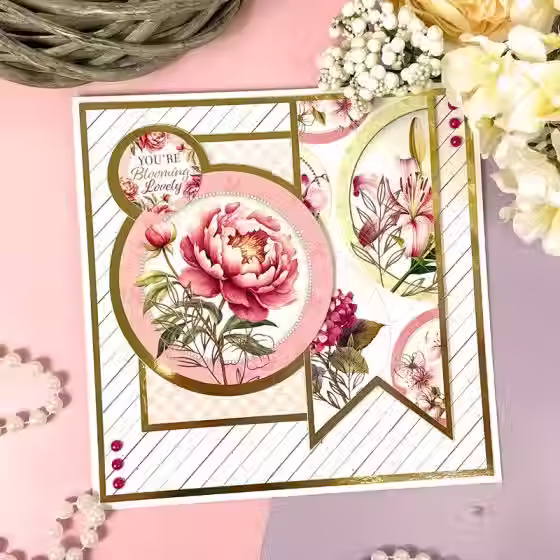 Thumbnail: Circle Topper Mirri Mats - Rich Gold By Hunkydory - Craftmania Stock Photo 3