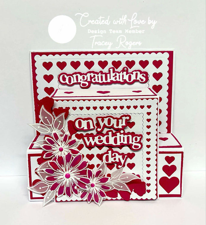 Thumbnail: Hazel's Heart Medley Die Set By Julie Hickey - Craftmania Stock Photo 5