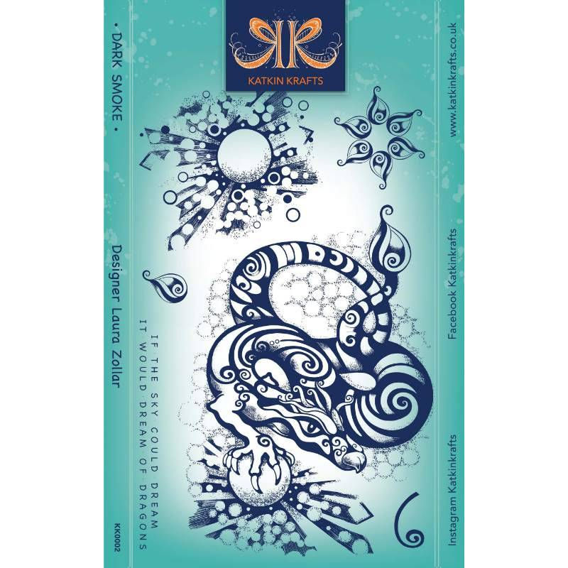 Dark Smoke - Clear Stamp Set By Katkin Krafts - Craftmania Stock Photo 1