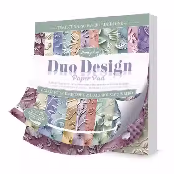 Elegantly Embossed & Luxuriously Quilted - Duo Design Paper Pads By Hunkydory - Craftmania Stock Photo 1