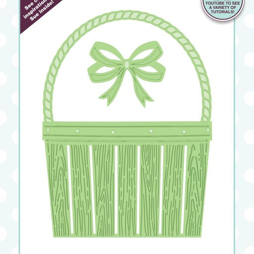 Woven Basket Craft Die By Sue Wilson Craftmania Stock Photo 1