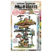Hymenium Havens - A6 Stamp Set By AALL & Create - Craftmania Stock Photo 1
