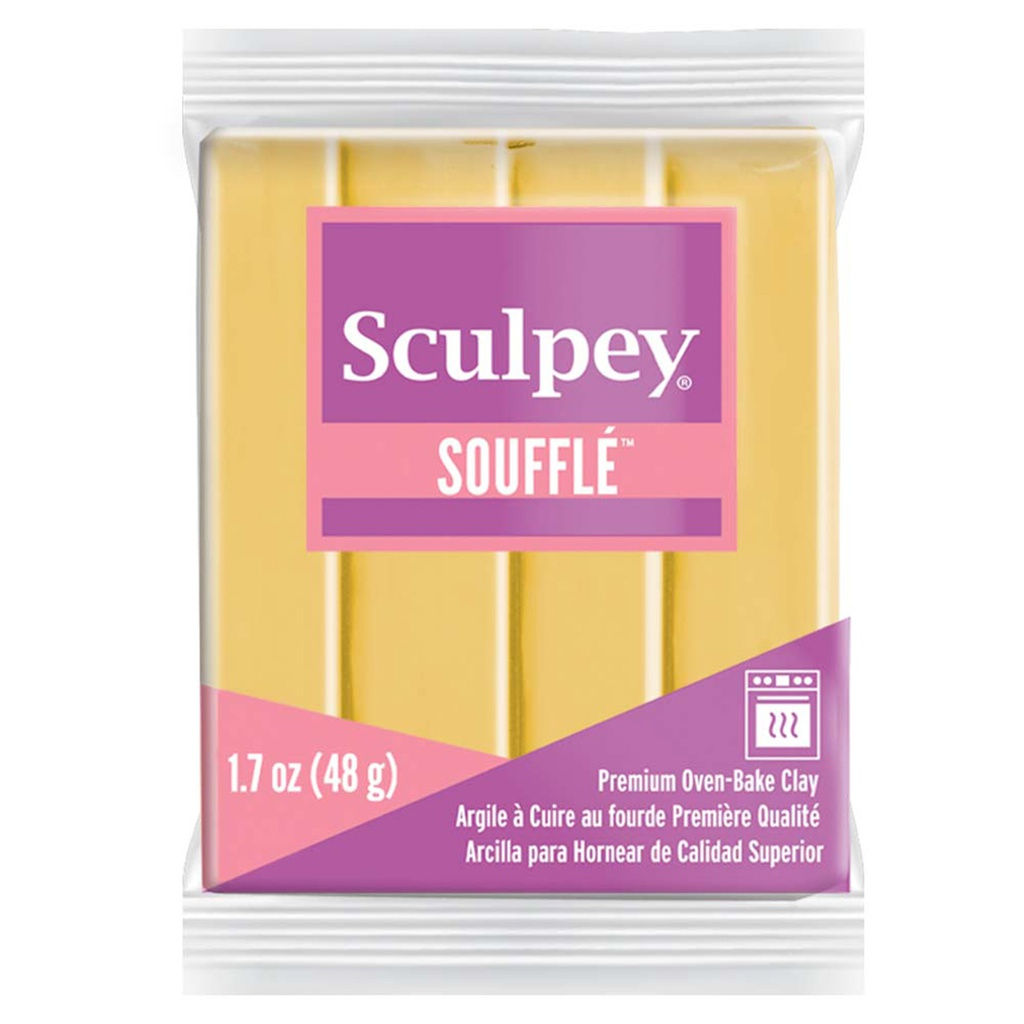 Yellow Ochre - Sculpey Soufflé 1.7oz - Craftmania Stock Photo 1