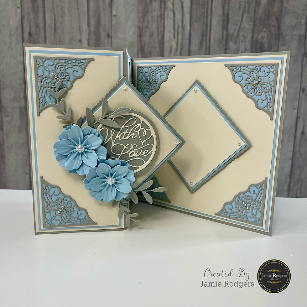 Thumbnail: With Love Circle Craft Die Set - Sentiment  Collection By Jamie Rodgers Crafts