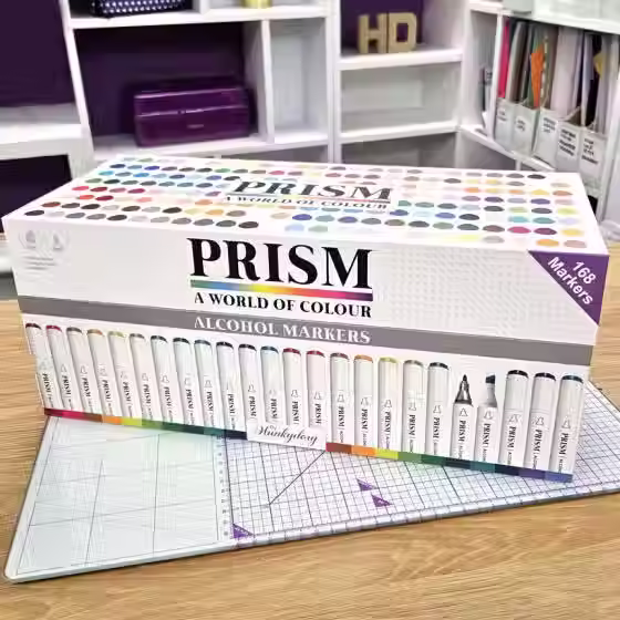 Prism Alcohol Markers - Deluxe Collection By Hunkydory- Craftmania Stock Photo 1